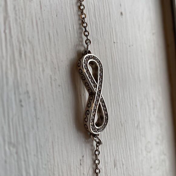 Brighton starry‎ Night infinity silver and crystal inset petite bracelet - Picture 5 of 7